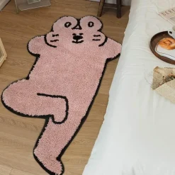 Hasen-Teppich – Süßer Hasen-Dekoteppich