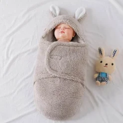Hasen-Wickelschlafsack für Kleinkinder – Niedlicher Babywickel