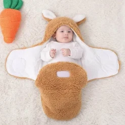 Hasen-Wickelschlafsack für Kleinkinder – Niedlicher Babywickel