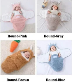 Hasen-Wickelschlafsack für Kleinkinder – Niedlicher Babywickel