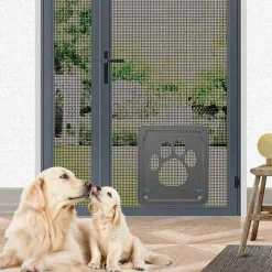 Haustierfreundliche Fliegengittertür – Dekorative Eingangsbarriere für einfachen Zugang