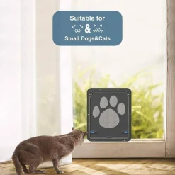 Haustierfreundliche Fliegengittertür – Dekorative Eingangsbarriere für einfachen Zugang