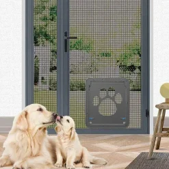 Haustierfreundliche Fliegengittertür – Dekorative Eingangsbarriere für einfachen Zugang
