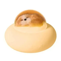 Haustier-Raumschiff-Nachtlicht – Niedliche Silikonlampe für Haustiere