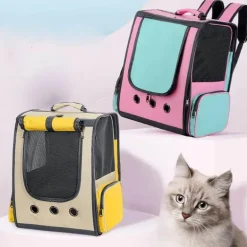 Haustier-Tragerucksack – Atmungsaktive Reisetasche für Hunde und Katzen