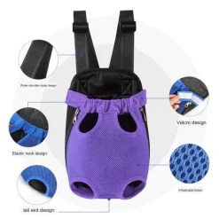 Haustier-Tragerucksack – Atmungsaktive Reisetasche für Haustiere