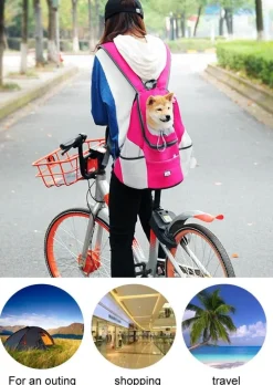 Haustier-Tragerucksack – Reisetasche für Katzen und Hunde