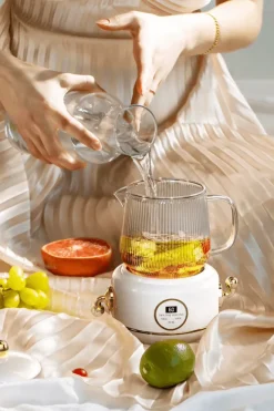 Health Cup Glas Wasserkocher Anti-Dry Schnellkochtopf Health Pot