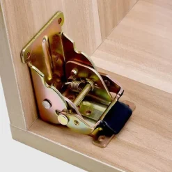 Heavy-Duty Foldable Self-Locking Hinges - Pack of 2