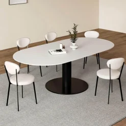 Hector Slate Esstisch - Moderne Esszimmermöbel in Steinoptik