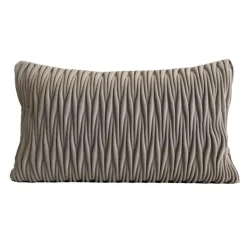 Hellgraue Kissenbezüge mit Kaffeestruktur - Moderne Wohndekor-Kissen