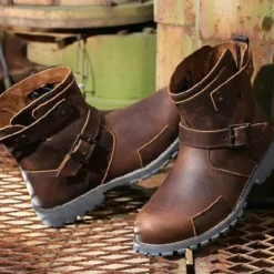 Herren Winterstiefel aus Leder - New England Style