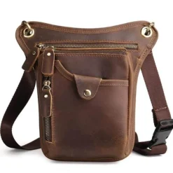 Herren-Umhängetasche aus Leder – stilvolle Reisetasche