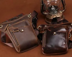 Herren-Umhängetasche aus Leder – stilvolle Reisetasche