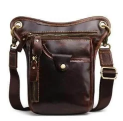 Herren-Umhängetasche aus Leder – stilvolle Reisetasche