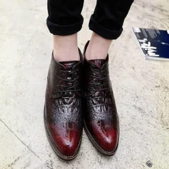 Herren-Winterstiefel – dicker, warmer Lederkomfort