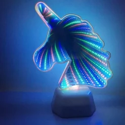 Herz LED Nachtlampe - Dekorative Spiegellampe für Schlafzimmer