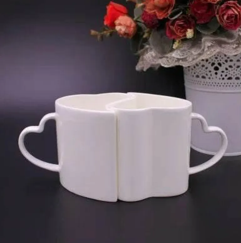 Herzbecher für Paare – Valentinstag-Geschenkset, 2-teilig