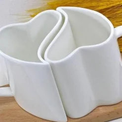 Herzbecher für Paare – Valentinstag-Geschenkset, 2-teilig