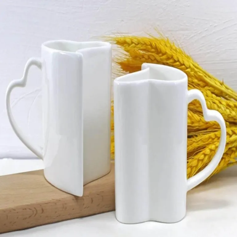 Herzbecher für Paare – Valentinstag-Geschenkset, 2-teilig
