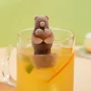 Herzbär-Eiswürfelform - Silikonform für aufhängbare Eiswürfel