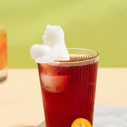 Herzbär-Eiswürfelform - Silikonform für aufhängbare Eiswürfel