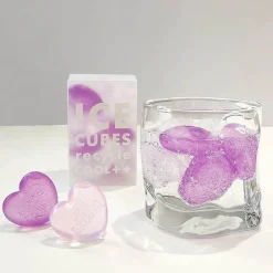 Herz-Eiswürfelform – umweltfreundliche, wiederverwendbare Form