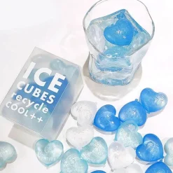 Herz-Eiswürfelform – umweltfreundliche, wiederverwendbare Form