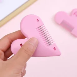 Herzförmiger Haarschneidekamm - Professionelles Stylistenwerkzeug