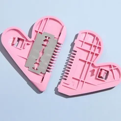 Herzförmiger Haarschneidekamm - Professionelles Stylistenwerkzeug