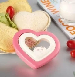 Herzförmiger Sandwich-Ausstecher – Niedlicher Lunch-Ausstecher für Kinder