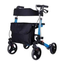 Höhenverstellbarer, faltbarer Gehwagen – Tragbare Mobilitätshilfe für Senioren