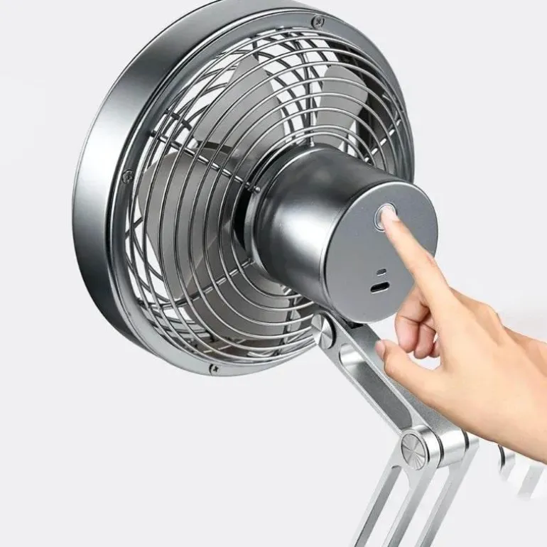 Höhenverstellbarer Mini-Tischventilator – Kompakter Turbo-Kühlventilator