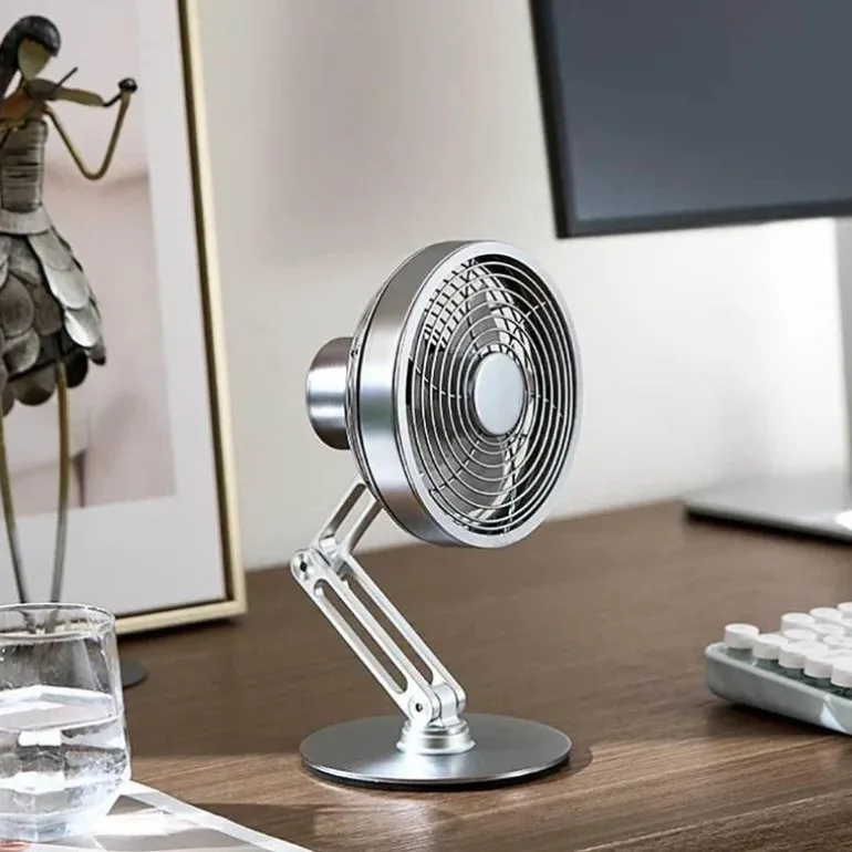 Höhenverstellbarer Mini-Tischventilator – Kompakter Turbo-Kühlventilator