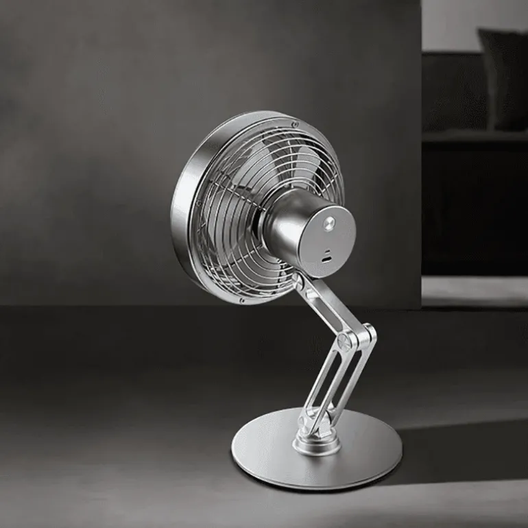Höhenverstellbarer Mini-Tischventilator – Kompakter Turbo-Kühlventilator