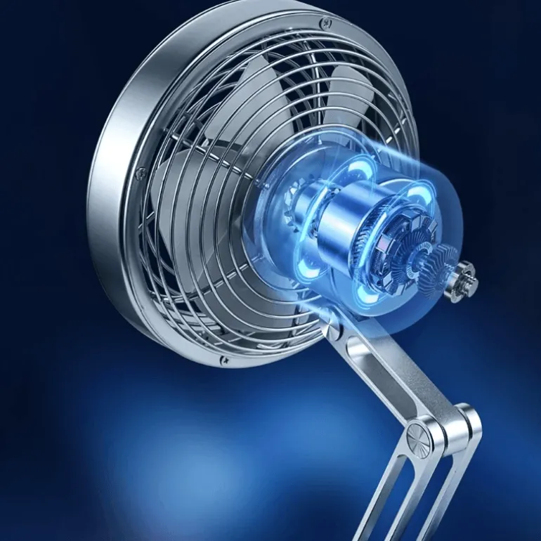 Höhenverstellbarer Mini-Tischventilator – Kompakter Turbo-Kühlventilator