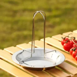 Hähnchenbräter aus Edelstahl für den BBQ-Grill – perfekt für saftige, aromatische Braten