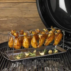 Hähnchenflügelhalter aus Edelstahl – Grillzubehör