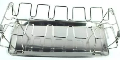 Hähnchenflügelhalter aus Edelstahl – Grillzubehör