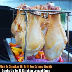 Hähnchenflügelhalter aus Edelstahl – Grillzubehör