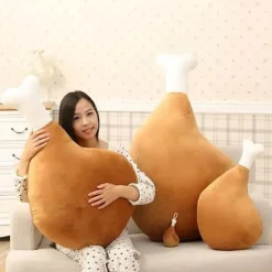 Hühnerbein-Plüschkissen - Weiches Plüschkissen