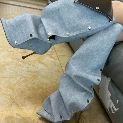 High Heel Denim Boots für Damen – Stylische lange Jeansschuhe