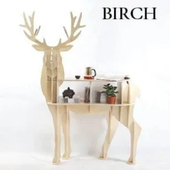 High-end Wooden Reindeer Puzzle Table