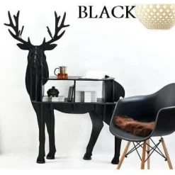 High-end Wooden Reindeer Puzzle Table