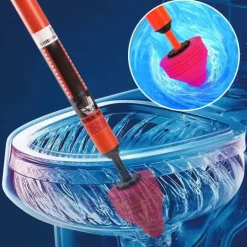 High-Pressure Toilet Plunger - Quick Effective Unblocker