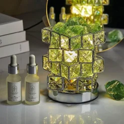 Himalaya-Salzlampe – quadratische Kristallsalzlampe