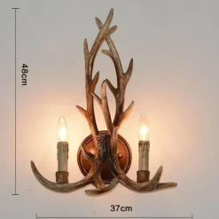 Hirschhorn-Pendelleuchte - Leuchte im amerikanischen Loft-Stil