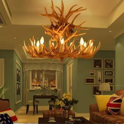 Hirschhorn-Pendelleuchte - Leuchte im amerikanischen Loft-Stil