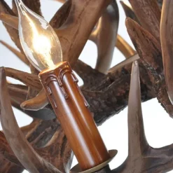 Hirschhorn-Pendelleuchte - Leuchte im amerikanischen Loft-Stil