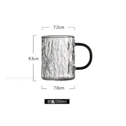 Hitzebeständige Glasbecher – Japanisches Kaffee- und Safttrinkgeschirr